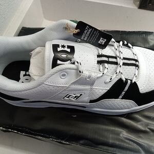 DC White and Black Sneakers